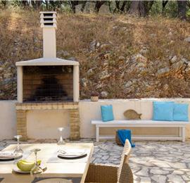 7 bedroom seafront luxury villa with pool & jacuzzi, near Acharavi, sleeps 14-15